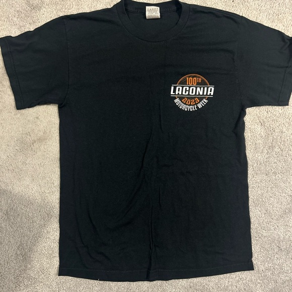 Tops - FREE SHIPPING Laconia Bike Week 100th Anniversary Tee